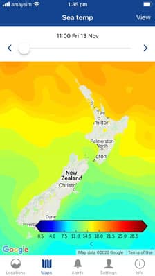 Forecast maps