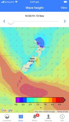 Forecast maps